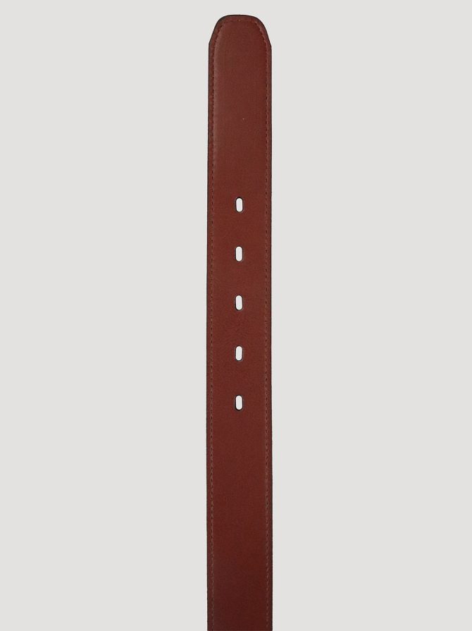 Men's Reversible Stitched Leather Belt - Image 6