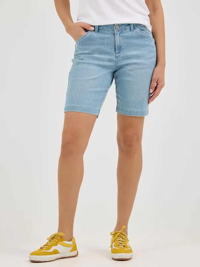 Women's Legendary Chino Denim Bermuda - Image 2