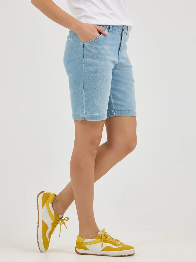 Women's Legendary Chino Denim Bermuda - Image 4