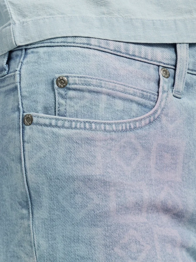 Women's Lasered Cut Off Shorty Short - Image 5