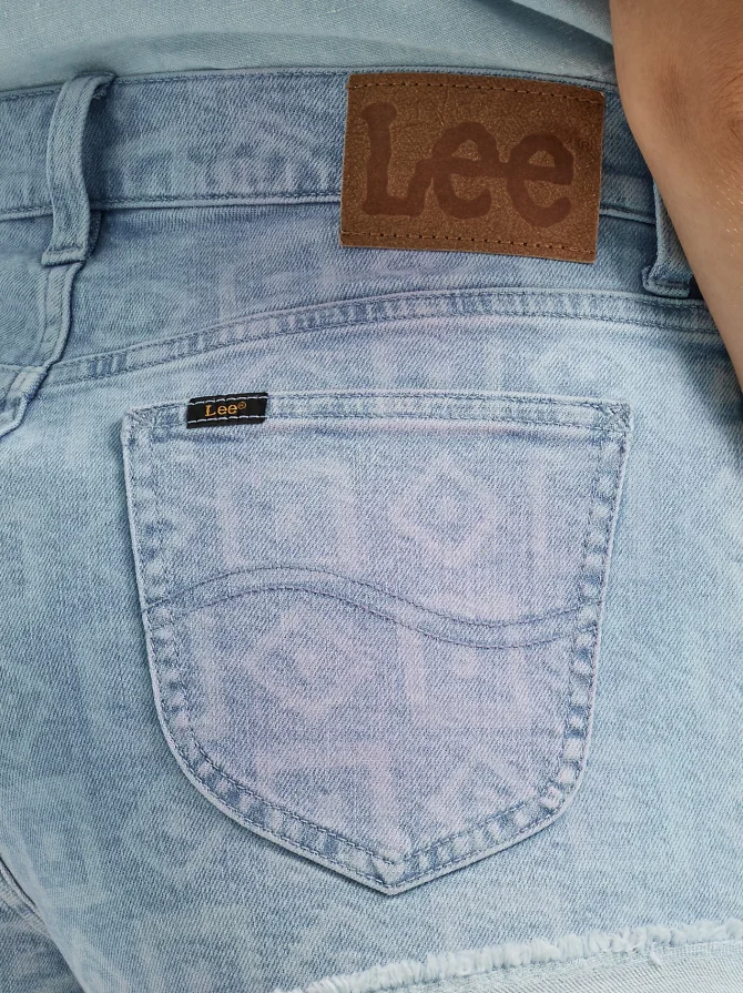 Women's Lasered Cut Off Shorty Short - Image 6