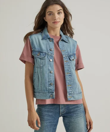 Women's Denim Vest