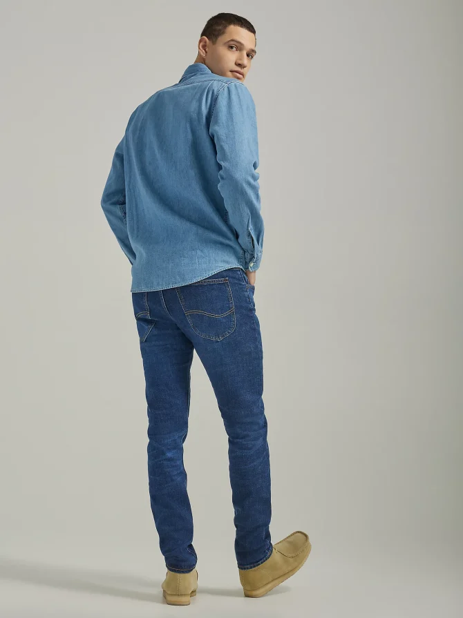 Men's Lee European Collection Luke Slim Tapered Jean - Image 2