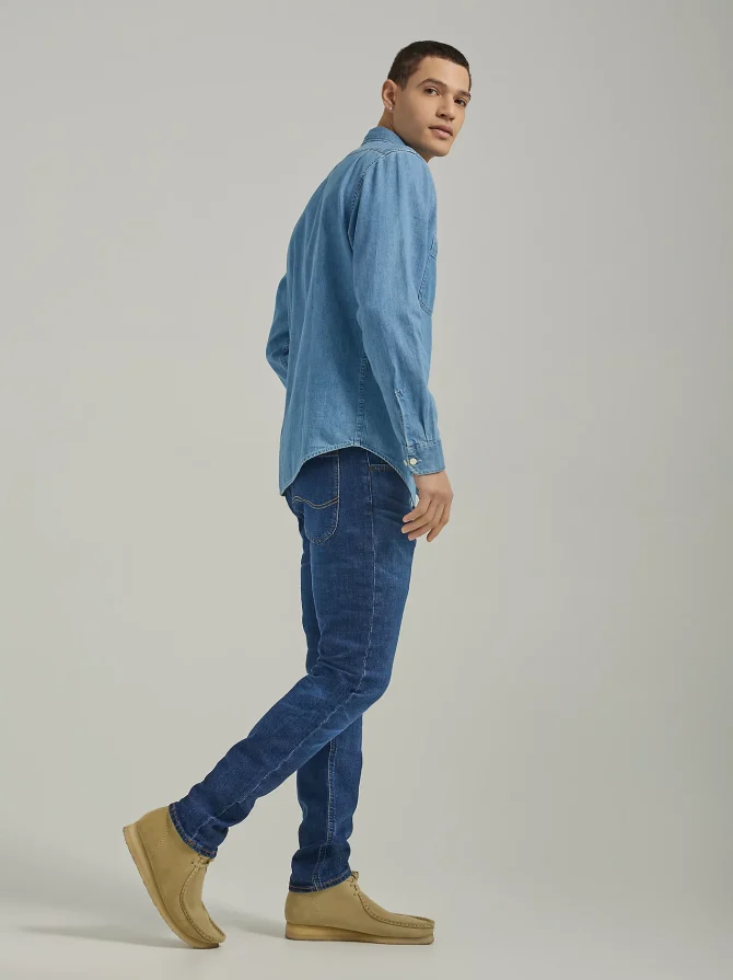 Men's Lee European Collection Luke Slim Tapered Jean - Image 3