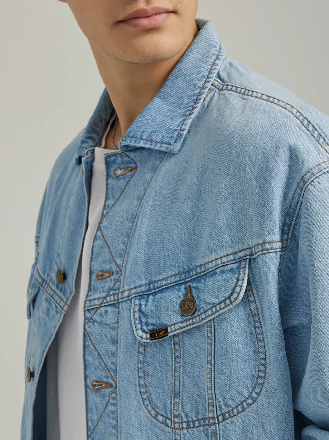 Men's Loose Fit Denim Rider™ Jacket - Image 4