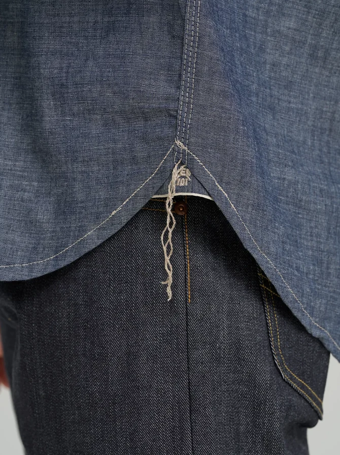 Men's Lee 101 70's Denim Overshirt - Image 5