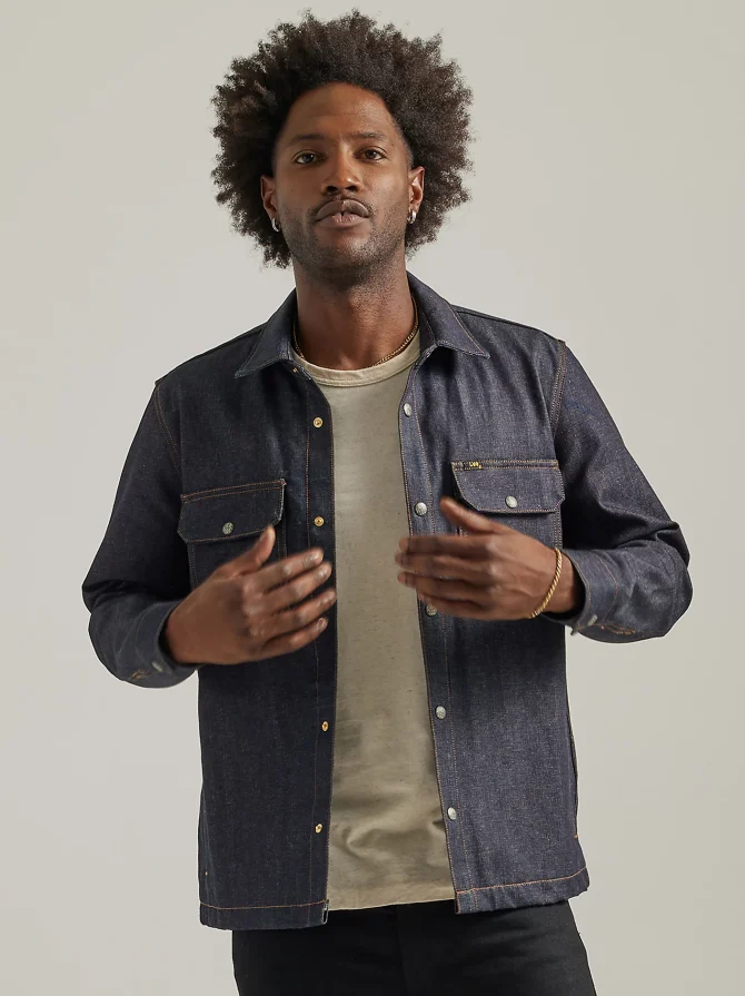 Men's Lee 101 Peace Denim Overshirt