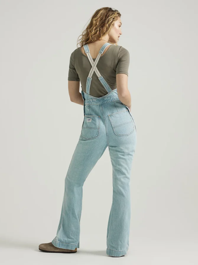 Women's Lee European Collection Factory Flare Overall - Image 2