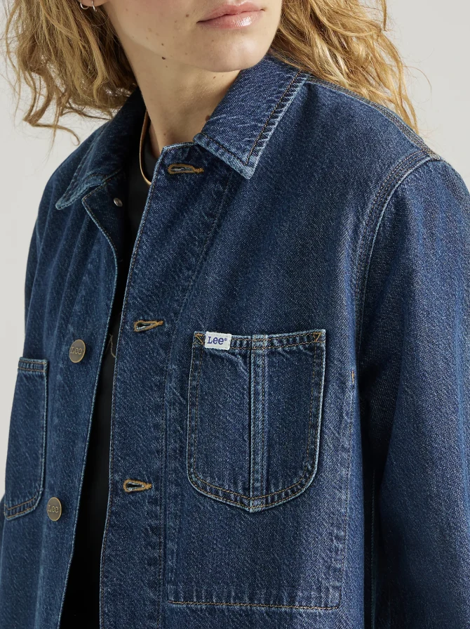 Women's Railroad Chore Coat - Image 3