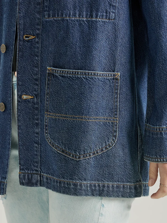 Women's Railroad Chore Coat - Image 4