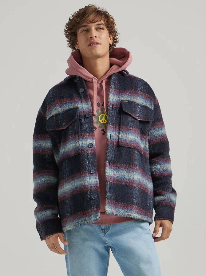 Men's Loose Heavyweight Overshirt Jacket