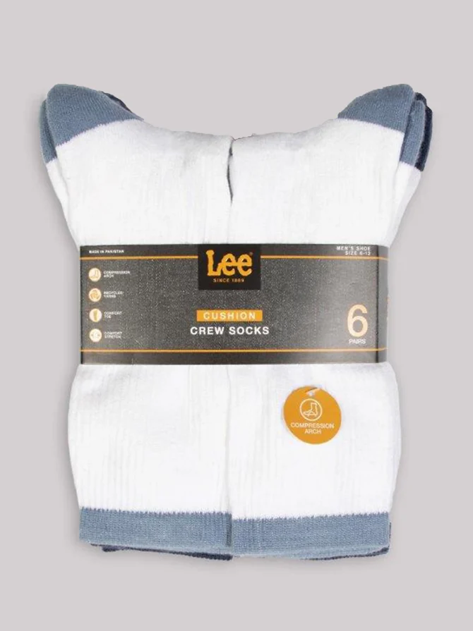 Men's 6-Pack Crew Sock - Image 2