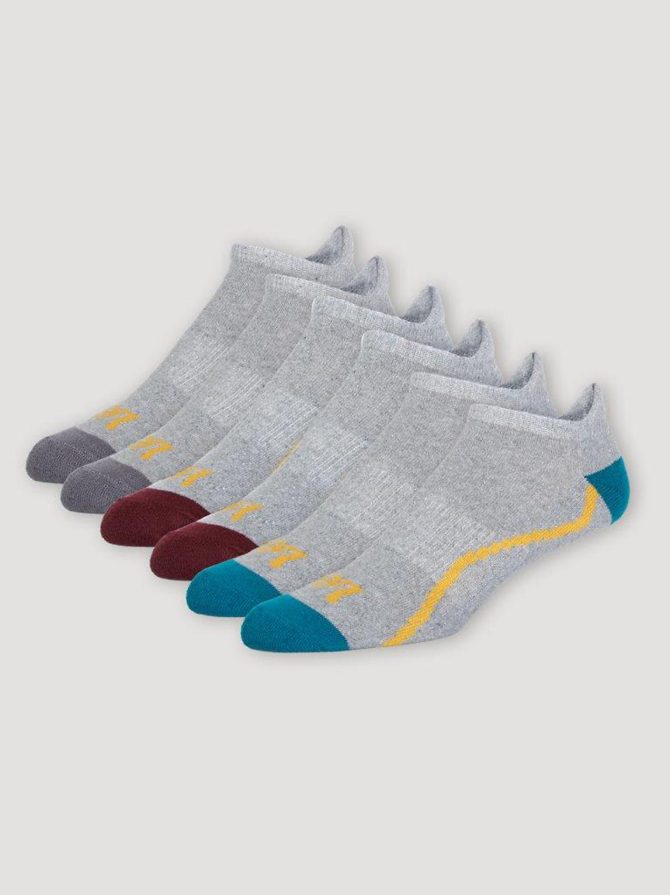 Men's 6-Pack No Show Tab Sock