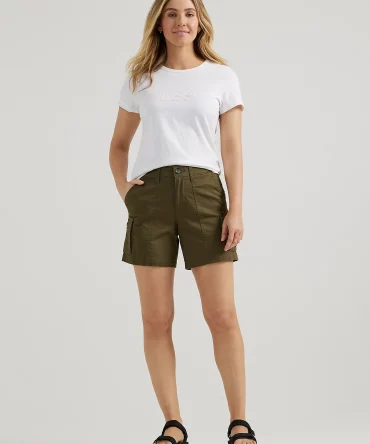 Women's Ultra Lux Comfort with Flex-to-Go Relaxed Fit Cargo Short