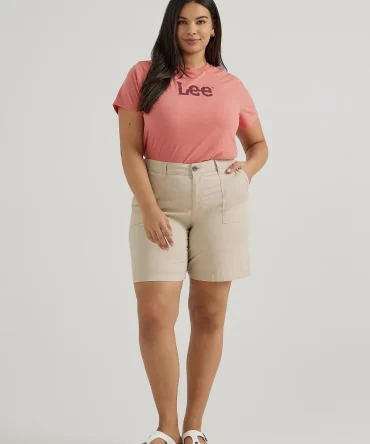 Women's Ultra Lux Comfort with Flex-To-Go Relaxed Fit Utility Bermuda (Plus)