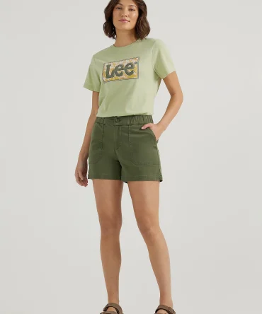 Women's Ultra Lux Comfort High Rise Pull-On Utility Short