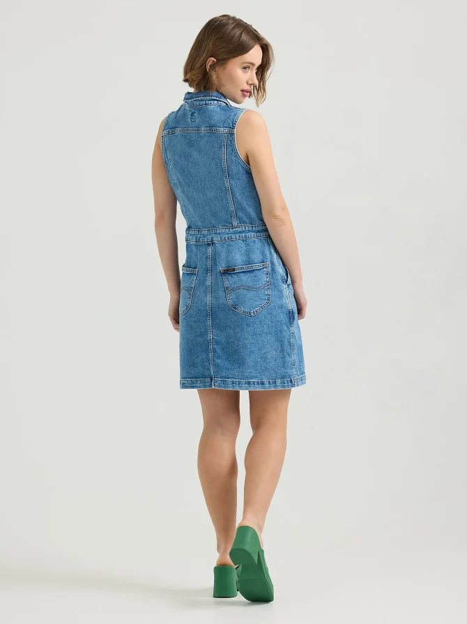 Women's '70s Union-All™ Zip-Up Dress - Image 2