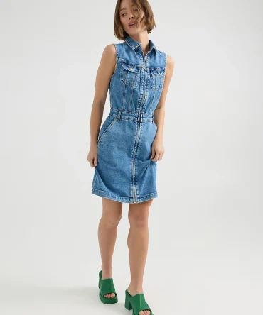 Women's '70s Union-All™ Zip-Up Dress