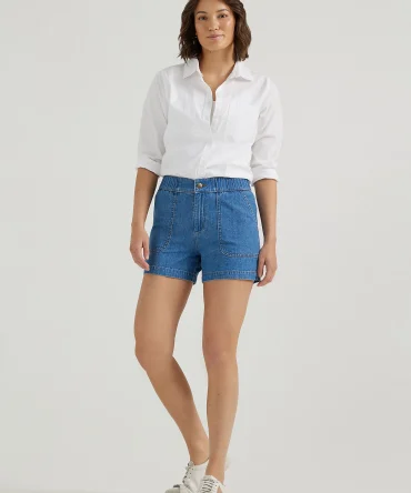 Women's Ultra Lux Comfort High Rise Pull-On Utility Short