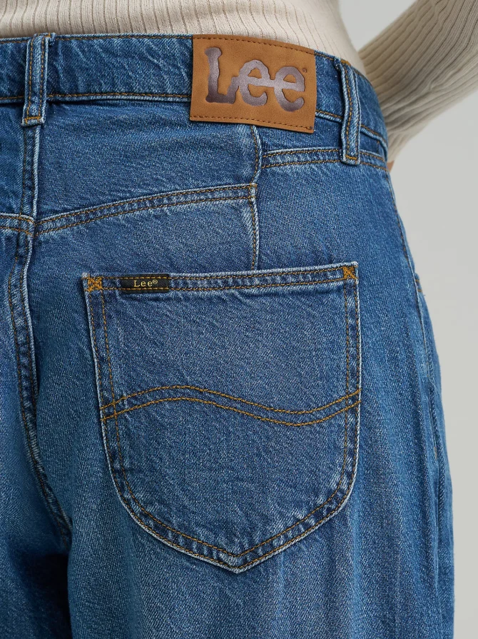 Women's Loose Crop Button-Fly Jean - Image 5