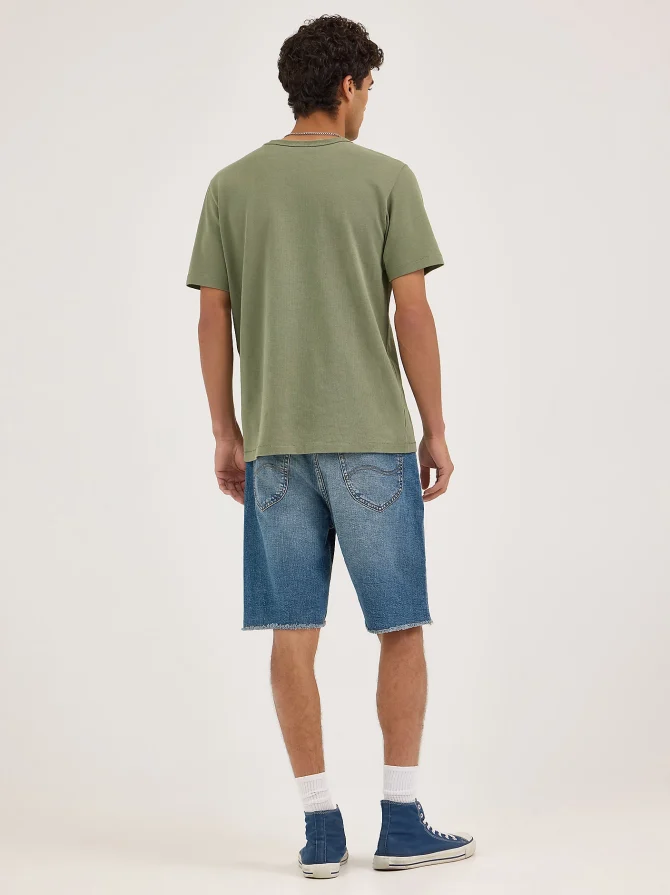 Men's Heritage Loose Fit Slouch Denim Short - Image 3