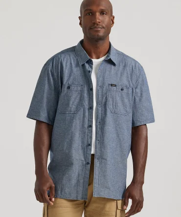 Men's Extreme Motion Short Sleeve Utility Workshirt