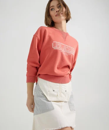 Women's Lee Jeans Crew Neck Graphic Sweatshirt