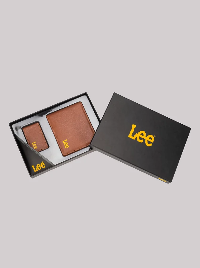 Men's Pebble Bifold Wallet 2-Piece Set - Image 2