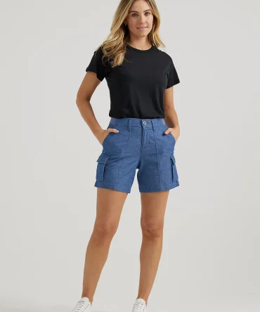 Women's Ultra Lux Comfort with Flex-to-Go Relaxed Fit Cargo Short