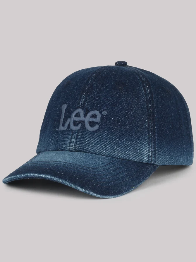 Washed Denim Logo Hat - Image 3