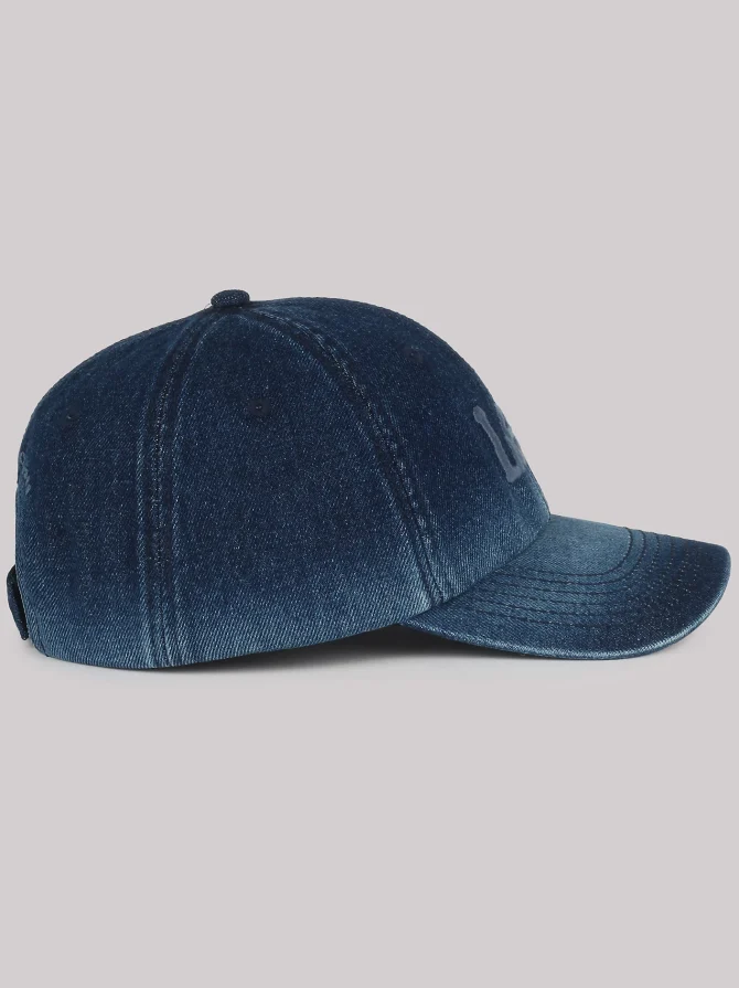 Washed Denim Logo Hat - Image 4