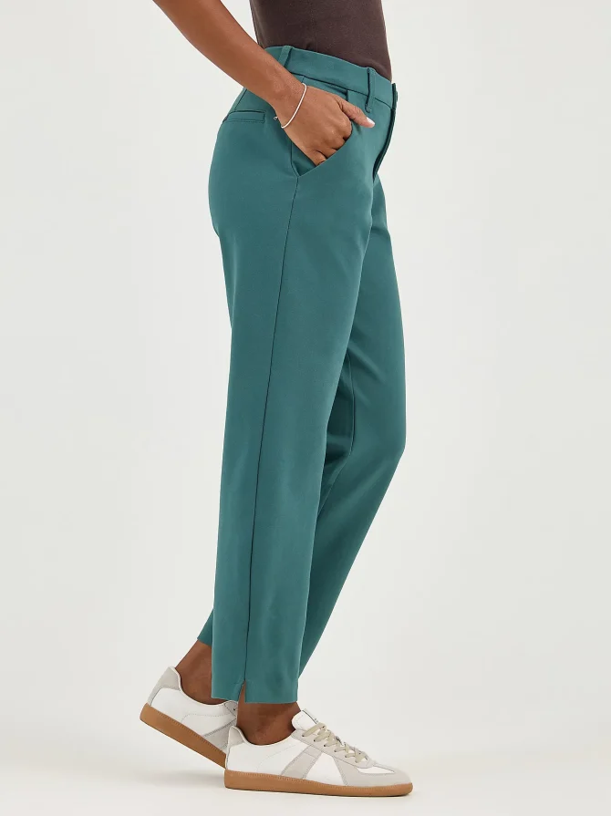 Women's Ultra Lux Comfort Any Wear Side Vent Ankle Pant - Image 4