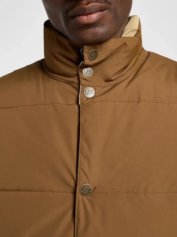 Men's Reversible Western Puffer Vest - Image 4