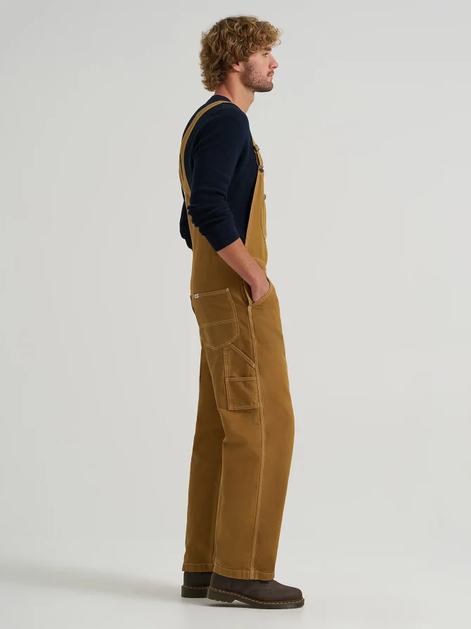 Men's Loose Fit Workwear Bib Overall - Image 3