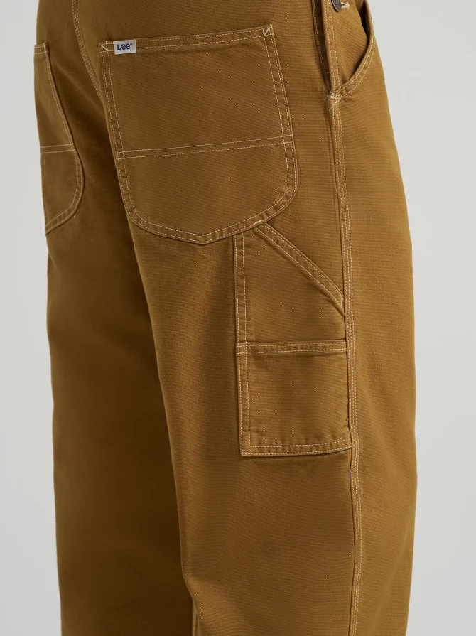 Men's Loose Fit Workwear Bib Overall - Image 5