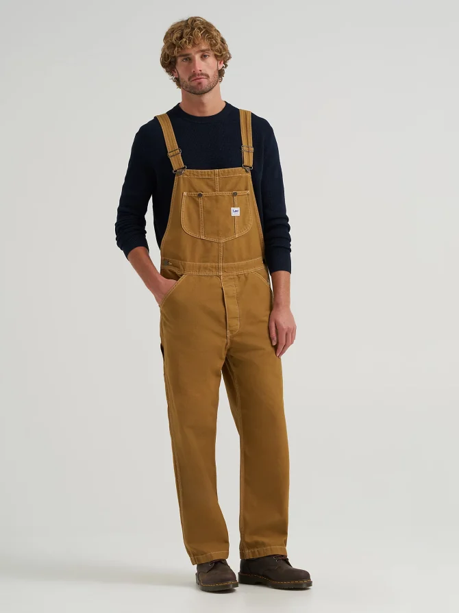 Men's Loose Fit Workwear Bib Overall