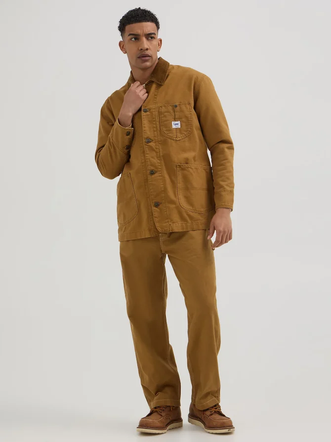 Men's Blanket Lined Workwear Chore Jacket - Image 2
