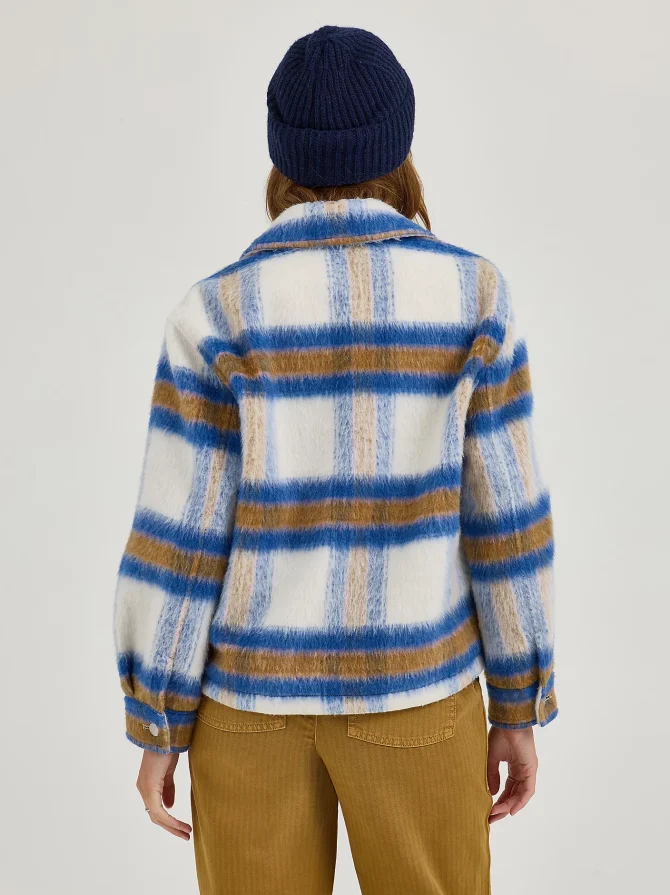 Women's Cropped Wool Chore Jacket - Image 2
