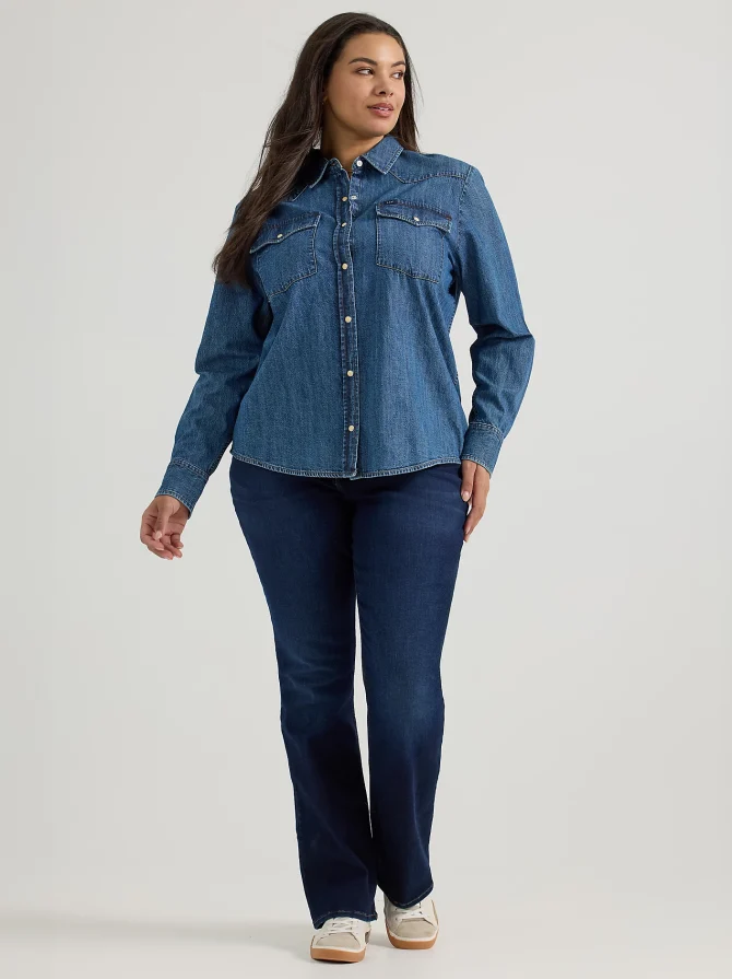 Women's Legendary Western Shirt (Plus) - Image 4