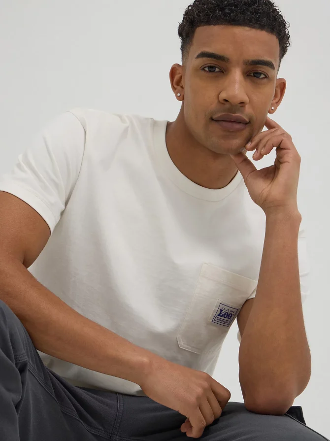 Men's Heavyweight Workwear Pocket Tee - Image 2