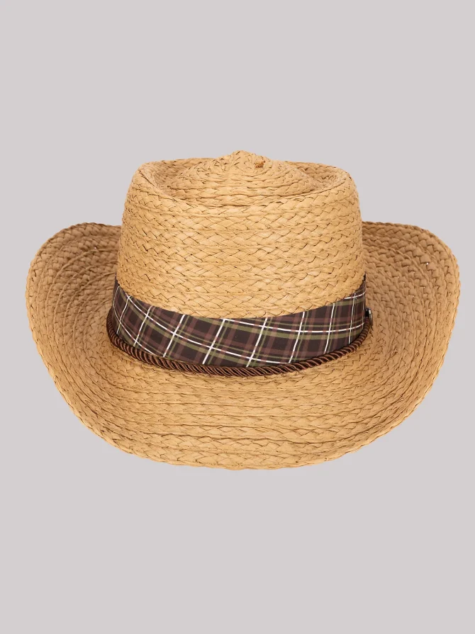 Men's Toasted Paperbraid Gambler Hat - Image 3