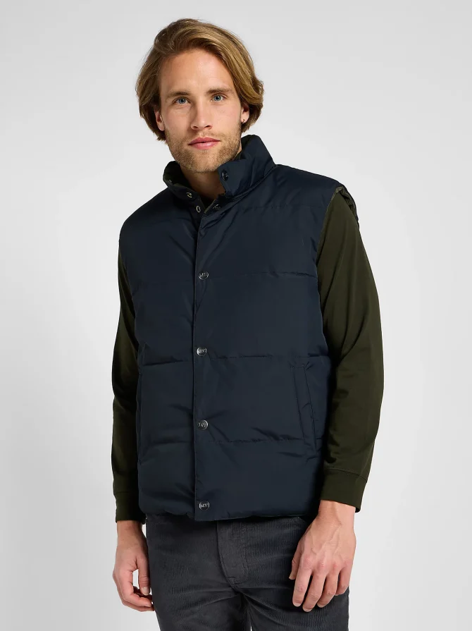 Men's Reversible Western Puffer Vest - Image 5