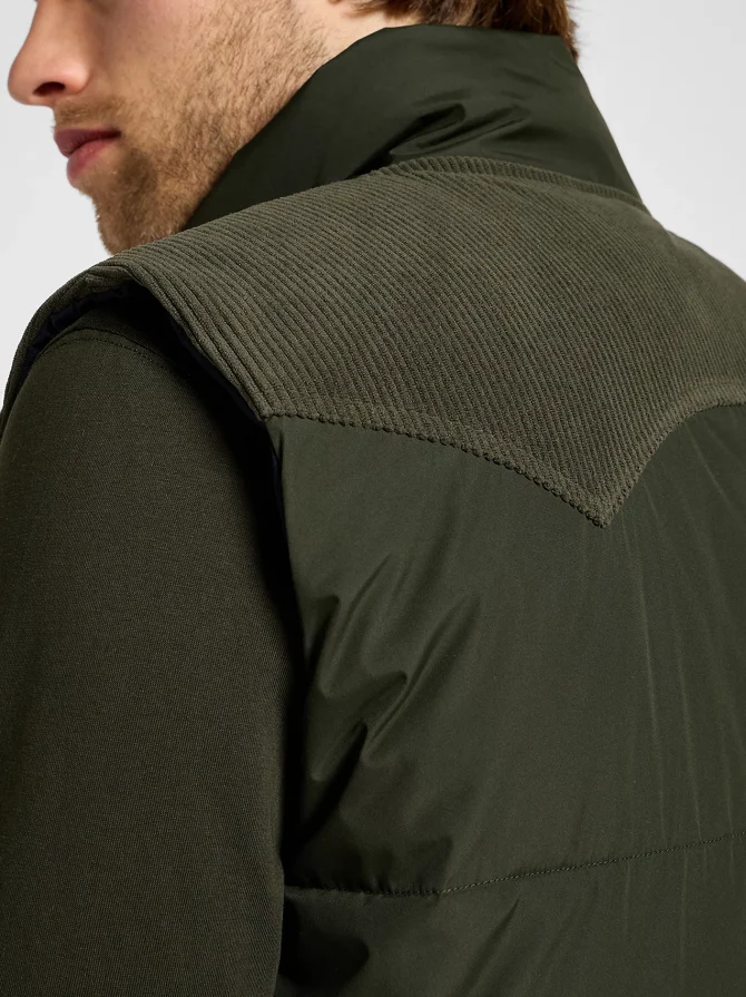 Men's Reversible Western Puffer Vest - Image 6