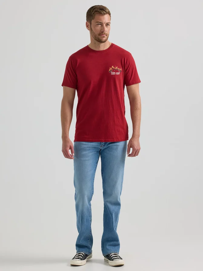 Men's Cowboy Skeleton Graphic Tee - Image 5