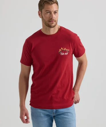 Men's Cowboy Skeleton Graphic Tee