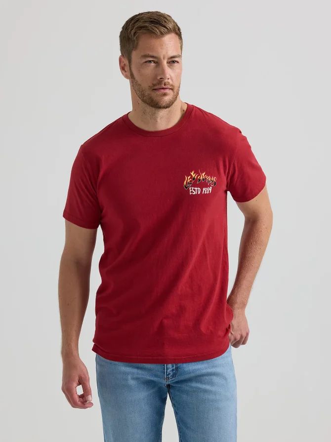 Men's Cowboy Skeleton Graphic Tee