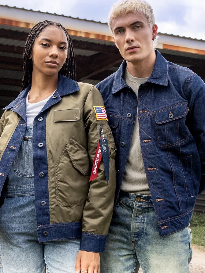 Men's Alpha x Lee® Reversible Rider™ Jacket - Image 2