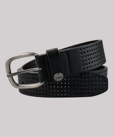Women's Perforated Leather Belt
