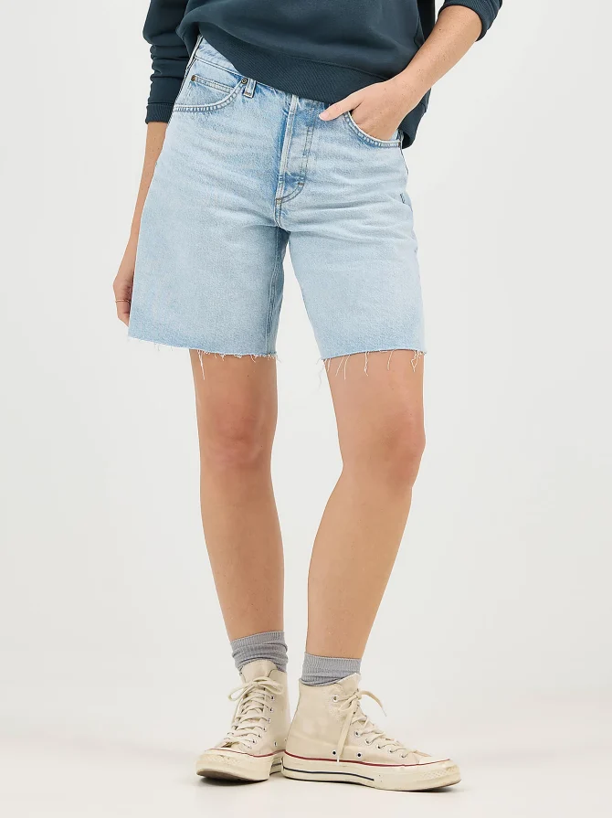 Women's Button Fly Slouch Bermuda - Image 3