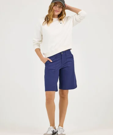 Women's Ultra Lux Comfort with Flex-To-Go Relaxed Fit Utility Bermuda